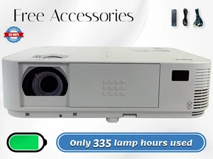 NEC NP-M322W DLP Projector 3200 ANSI PC 3D Ready Full HD - Only 335 Hours Used! - Picture 1 of 10