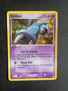 Pokemon TCG Reverse Foil Card: Beldum 54/101 (Ex Hidden Legends Set) NM - Picture 1 of 13