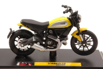 MODELLINO MOTO MAISTO STATICO DUCATI SCRAMBLER 2014 MODELLISMO SCALA 1:18 - Immagine 1 di 4