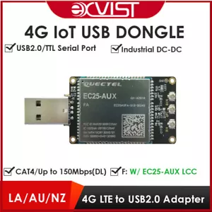 4G USB Dongle LTE FDD Wireless Modem EC25 EC25-AUX W/SIM Card Slot GPS - Picture 1 of 6