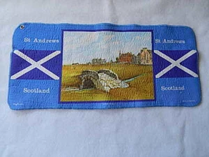 Toalla de golf St Andrews Scotland con puente Swilken de David Vallance Robertson - Imagen 1 de 8