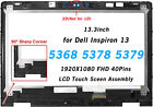 13.3" Lcd Screen Assembly Nv133fhm-N41 For Dell Inspiron 13 5368 P69g001 V4448