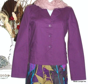 s. Oliver Jacke Blazer - lila S 36 M cotton Baumwolle NEU jacket Cord violett - Picture 1 of 5