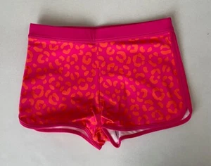 New Mini Boden  Girls Fuchsia Pink Leopard Patterned Swim Shorts Size 11-12 - Picture 1 of 1