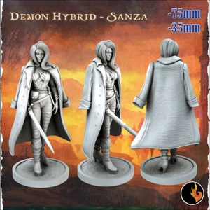 Demon Hybrid Sanza/3D Printed/Unassembled/GK/RKS3D - Picture 1 of 1