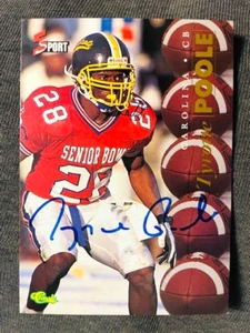 Tarjeta autógrafa Classic Five Sport Tyrone Poole Rookie RC 1995 - Imagen 1 de 2