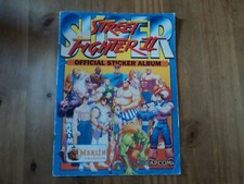 Merlin Super Street Fighter II Sticker Album - Streetfighter 2 Capcom book 