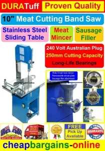 MEAT BAND SAW MINCER SAUSAGE FILLER MEAT SLICER MEAT CUTTING SAW - Picture 1 of 14