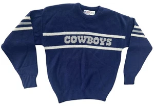 Cliff Engle LTD Vintage NFL Dallas Cowboys USA Wool Blend Mens Large Sweater - Picture 1 of 5
