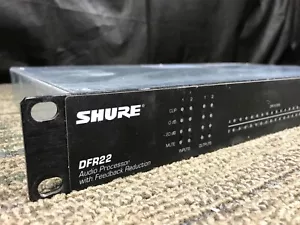 Shure⚡ DFR22 ⚡Feedback Suppression Processor - Black - Picture 1 of 9