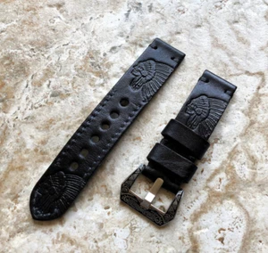 Correa hecha a mano Chief Boss en relieve para Google Pixel Watch 3 45 mm -A22 - Imagen 1 de 8