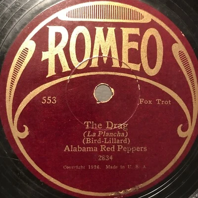 Alabama Red peppers / Savoy Plaza Dance Orch.  - Cardinal 553 - Mary Ann - Drag - Image 1 of 4