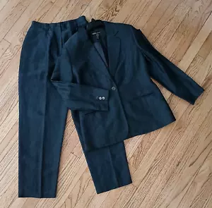 Valerie by Valerie Stevens Women's Linen Blend Jacket & Pants Suit 2-piece - Picture 1 of 15
