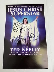 Jesus Christ Superstar Signed Musical Movie Poster Ted Neeley Double Sided - Picture 1 of 7