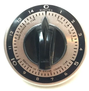 Mechanical Timer, 15 mins Run back,  Ranco / Robertshaw Commercial Quality - Imagen 1 de 3