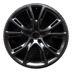 Wheel Rim Jeep Grand Cherokee 20 2012-2022 1WB011ZGAB OEM Matte Black OE 9113 - Picture 1 of 5