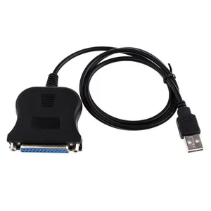 USB 2.0 à DB25 - Imprimante Parallèle - Adaptateur LPT - Câble Plomb IEEE 1284 pour Ordinateur Portable - Photo 1/4