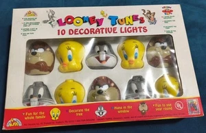1996 Vintage Looney Tunes Lichterkette 8,5 Fuß Taz Tweety & Bugs Bunny - Bild 1 von 2