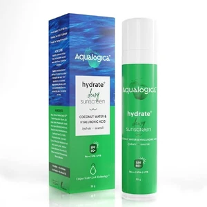 Protector solar Aqualogica Hydrate+ Dewy sin fragancia, hidratante, suave, suave 50 gm. - Imagen 1 de 1