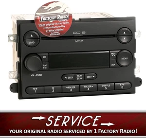Display Repair Service Only for 2007 Ford F-150 Lincoln LT Radio AM FM 6 Disc - Picture 1 of 6