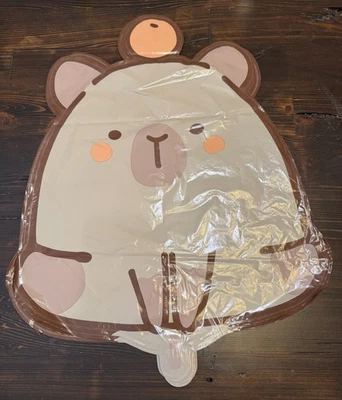 8 x Capybara Balloon Birthday Party Decor Animal Helium/Air Self Seal - Image 1 of 3