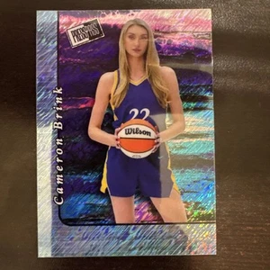 Pase de prensa promocional CAMERON BRINK 2024 Leaf Collective #20B2 azul plateado brillante - Imagen 1 de 2