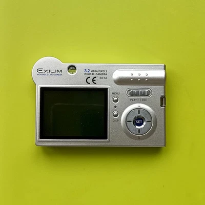 CASIO EXILIM EX-S3 3.2MP Digital Compact Camera Silver - Image 1 of 4