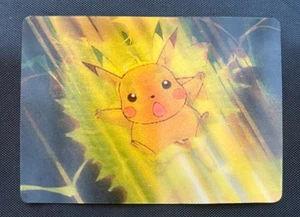 2000 Pokemon Pioneer Lenticular - Pikachu Water Blast - PIKA-0018D - Creased - Picture 1 of 7