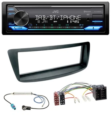 JVC Bluetooth DAB USB MP3 Autoradio für Citroen C1 Peugeot 107 Fakra Phantomeins - Bild 1 von 4