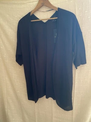 Xale/suéter Worthington preto novo com etiquetas tamanho G  - Imagem 1 de 4