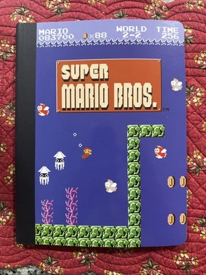 Super Mario Bros. Cuaderno de composición hojas anchas Nintendo Limited NES Foto 1 de 3