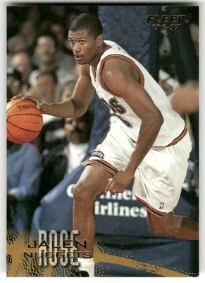 Tarjeta de baloncesto Fleer #28 1996-97 Jalen Rose Denver Nuggets Foto 1 de 2