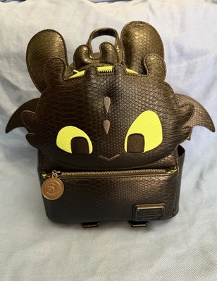 2025 Loungefly Universal Epic How To Train Dragon Toothless Headband Backpack - Image 1 of 4