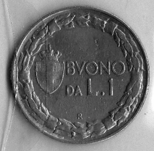 A005: Moneta Coin Regno d'Italia - 1 Lira Buono 1923 - Picture 1 of 1