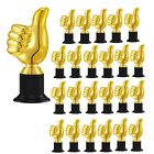24 Pcs Thumb Award Trophies Plastic Gold  Award for Employee Coworker2303