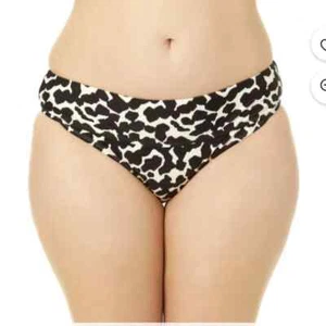 Parte inferior de bikini de tiro medio Time And Tru nueva con etiquetas 1X - Imagen 1 de 5
