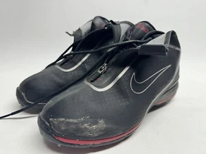 Nike Zoom Brandon Mens Sz 7.5 Black Golf Shoes Lace Zip Closure 379208-006 - Picture 1 of 8