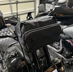 Motorcycle Front Handlebar T Bag Bar Bag Outdoor Cycling Bike Storage Bag Pouch - Foto 1 di 8