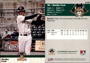 Shelby Ford 2007 Choice Carolina League Top Prospects #13 Card