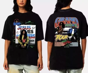 Kendrick and SZA Tour T-Shirt, Grand National Tour 2025 Kendrick Lamar T-Shirt - Picture 1 of 1