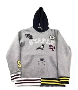 Staple Pigeon 1997 Hoodie Gray Pullover Sweatshirt, Size 3X Hard To Find Style - Picture 1 of 10