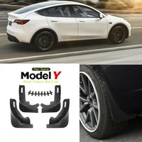 4pcs Splash Guards Mud Flaps Fender Mudguards For 2020 2021 Tesla Model Y