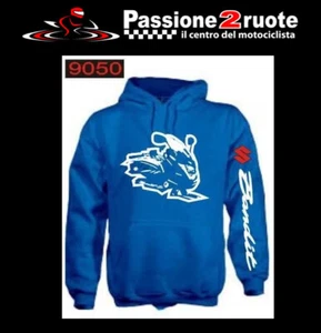 Felpa cappuccio BANDIT blu blue hoodie sweatshirt 9050 - Imagen 1 de 1
