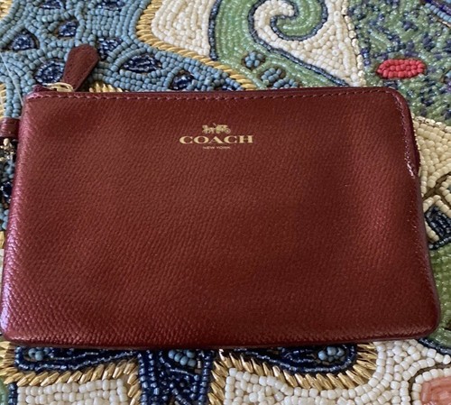 Polso Coach oro nero ciliegio glitter Xgrain LTH cerniera ad angolo