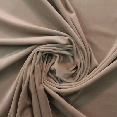 BALLARD DESIGNS SIGNATURE VELVET STONE GRAY FURNITURE FABRIC BY THE YARD 56"W - Image 1 of 4