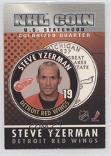 2005-06 Merrick Mint NHL Colorized Coins/Medallions Cards Steve Yzerman HOF