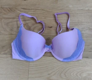 Sujetador Victoria's Secret 32C púrpura semi forrado contorno correas convertibles UW Usado en excelente estado - Imagen 1 de 3