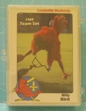 Louisville Redbirds Trading Card Set 1989 Team Billy Bird Cardinals Todd Zeile