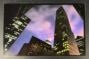 Austin, Texas Postkarte Vintage Souvenir Downtown Wolkenkratzer Gebäude Straßenansicht 90er - Bild 1 von 5