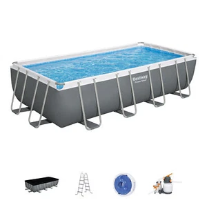 Bestway Power Steel rechteckiges oberirdisches Schwimmbad-Set - Bild 1 von 64